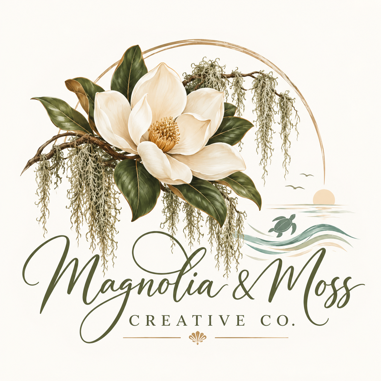 Magnolia & Moss Creative Co. Logo